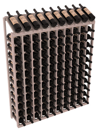Elementcollection 10 Column 12 Row Display Top Wine Rack Greywash Stained