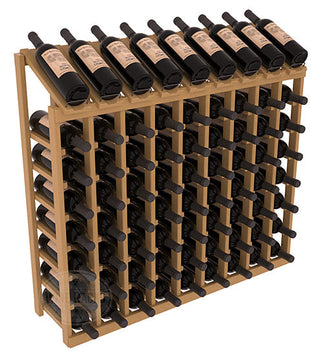 Elementcollection 9 Column 8 Bottle Display Wood Wine Rack Oak Stained