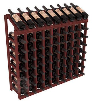 Elementcollection 9 Column 8 Bottle Display Wood Wine Rack Cherry Stained