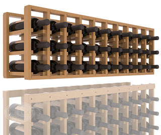 Elementcollection 10 Column Standard Extender Wood Wine Rack Oak Stained