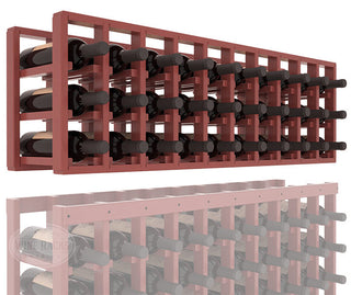 Elementcollection 10 Column Standard Extender Wood Wine Rack Cherry Stained