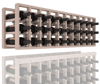 Elementcollection 10 Column Standard Extender Wood Wine Rack Greywash Stained