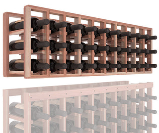 Elementcollection 10 Column Standard Extender Wood Wine Rack Unstained