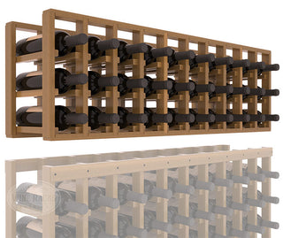 Elementcollection 10 Column Standard Extender Wood Wine Rack Oak Stained