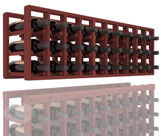 Elementcollection 10 Column Standard Extender Wood Wine Rack Cherry Stained