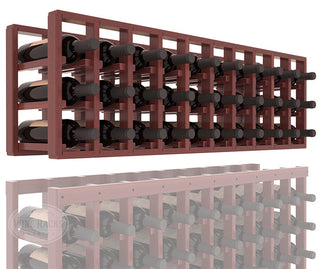 Elementcollection 10 Column Standard Extender Wood Wine Rack Cherry Stained