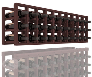 Elementcollection 10 Column Standard Extender Wood Wine Rack Walnut Stained