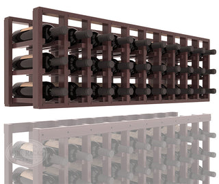 Elementcollection 10 Column Standard Extender Wood Wine Rack Walnut Stained