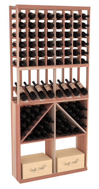 Elementcollection 8 Column High Reveal 96 Wine Case Combo Unstained
