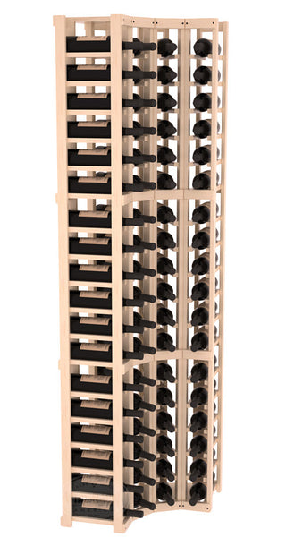 Elementcollection 4 Column Corner Wood Wine Rack Unstained