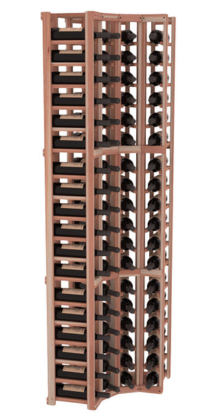 Elementcollection 4 Column Corner Wood Wine Rack Unstained