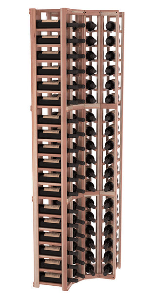 Elementcollection 4 Column Corner Wood Wine Rack Unstained