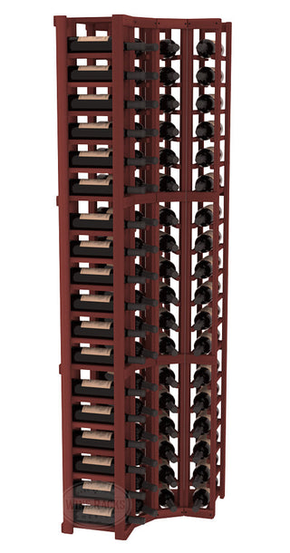 Elementcollection 4 Column Corner Wood Wine Rack Cherry Stained