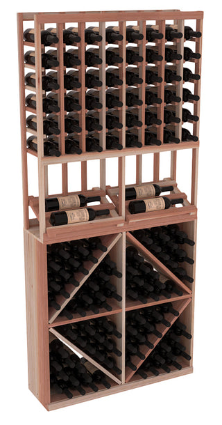 Elementcollection 8 Column Side Display 96 Wine Bin Combo Unstained