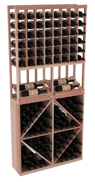 Elementcollection 8 Column Side Display 96 Wine Bin Combo Unstained