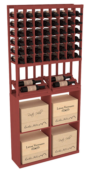 Elementcollection 8 Column Side Display 96 Case Combo Greywash Stained