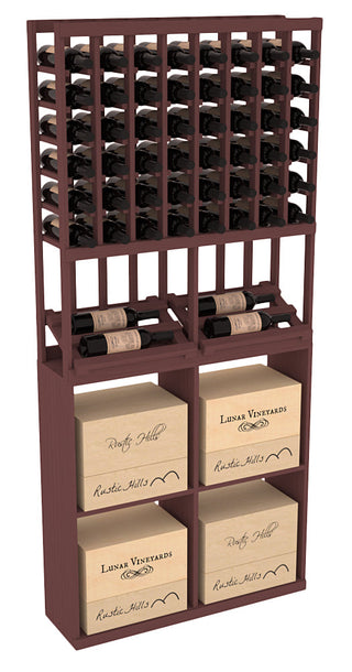 Elementcollection 8 Column Side Display 96 Case Combo Unstained