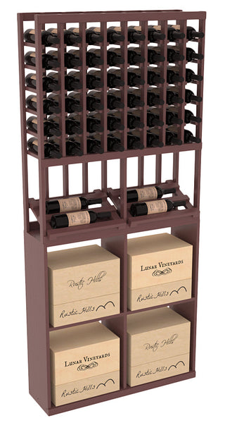 Elementcollection 8 Column Side Display 96 Case Combo Unstained