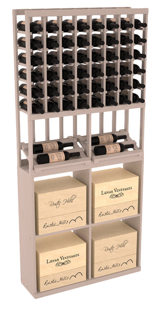 Elementcollection 8 Column Side Display 96 Case Combo Cherry Stained
