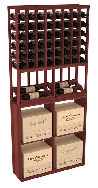 Elementcollection 8 Column Side Display 96 Case Combo Greywash Stained