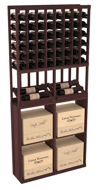 Elementcollection 8 Column Side Display 96 Case Combo Unstained
