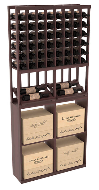 Elementcollection 8 Column Side Display 96 Case Combo Unstained