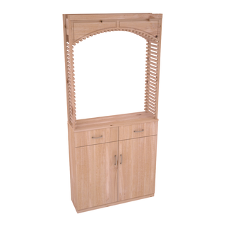 Elementcollection 35 Cellar Wood Arch Base Cabinet Combo Unstained