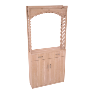 Elementcollection 35 Cellar Wood Arch Base Cabinet Combo Unstained