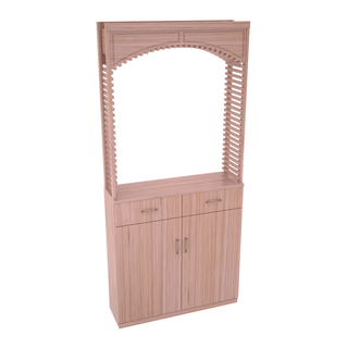 Elementcollection 35 Cellar Wood Arch Base Cabinet Combo Greywash Stained
