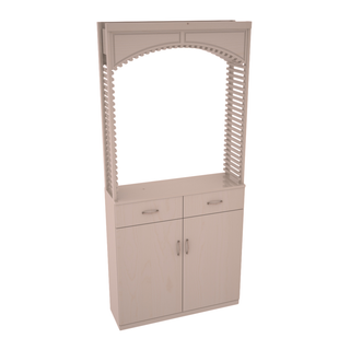 Elementcollection 35 Cellar Wood Arch Base Cabinet Combo Greywash Stained