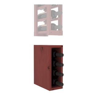 Elementcollection 1 Column Wood Wine Bin Extender Cherry Stained