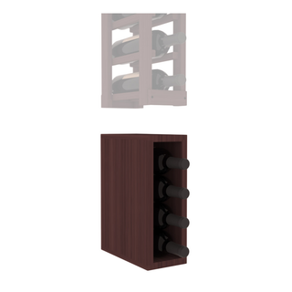 Elementcollection 1 Column Wood Wine Bin Extender Walnut Stained
