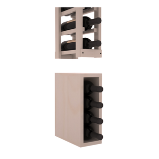 Elementcollection 1 Column Wood Wine Bin Extender Greywash Stained
