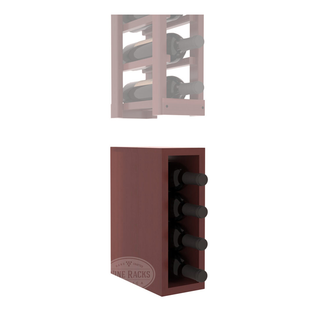 Elementcollection 1 Column Wood Wine Bin Extender Cherry Stained