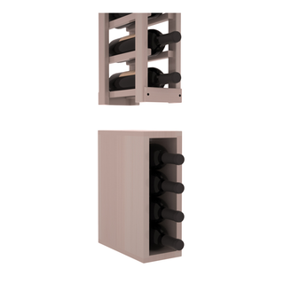 Elementcollection 1 Column Wood Wine Bin Extender Greywash Stained