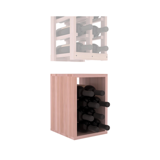 Elementcollection 2 Column Wood Wine Bin Extender Unstained