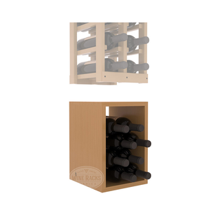 Elementcollection 2 Column Wood Wine Bin Extender Oak Stained