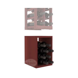 Elementcollection 2 Column Wood Wine Bin Extender Cherry Stained