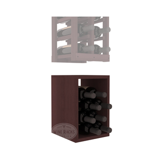 Elementcollection 2 Column Wood Wine Bin Extender Walnut Stained