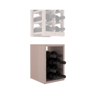 Elementcollection 2 Column Wood Wine Bin Extender Greywash Stained
