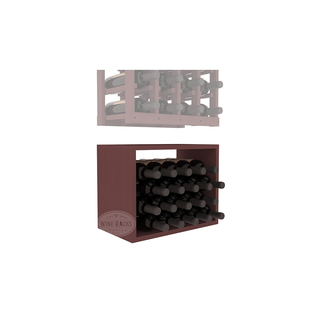 Elementcollection 4 Column Wood Wine Bin Extender Walnut Stained