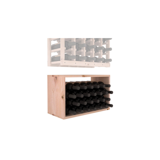 Elementcollection 5 Column Wood Wine Bin Extender Unstained