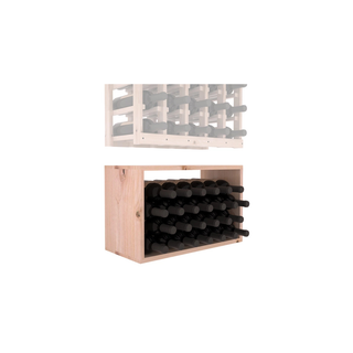 Elementcollection 5 Column Wood Wine Bin Extender Unstained