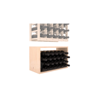 Elementcollection 5 Column Wood Wine Bin Extender Unstained