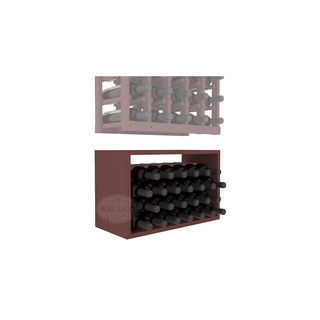 Elementcollection 5 Column Wood Wine Bin Extender Walnut Stained