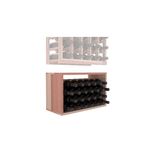 Elementcollection 5 Column Wood Wine Bin Extender Unstained