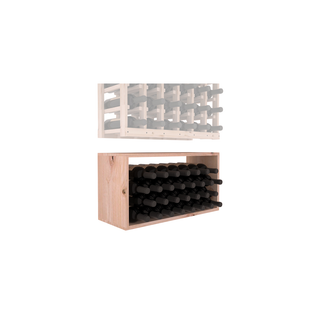 Elementcollection 6 Column Wood Wine Bin Extender Unstained