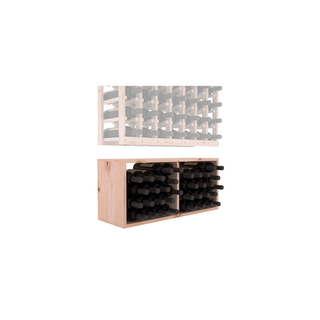 Elementcollection 7 Column Wood Wine Bin Extender Unstained