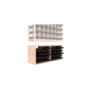 Elementcollection 7 Column Wood Wine Bin Extender Unstained