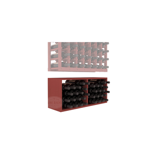 Elementcollection 7 Column Wood Wine Bin Extender Cherry Stained